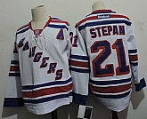New York Rangers #21 Derek Stepan White Stitched Hockey Jersey,baseball caps,new era cap wholesale,wholesale hats
